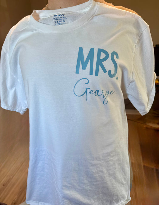 Personalized Bridal T-Shirt